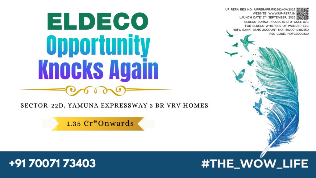 eldeco the wow lige 2 bhk in noida